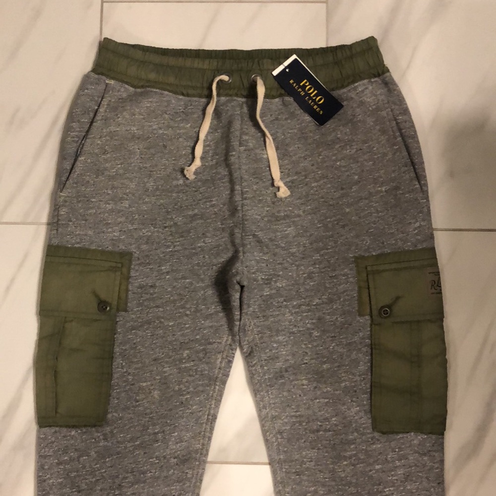 Men’s Polo Ralph Lauren Cargo Sweatpant Joggers - Picture 2 of 4